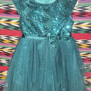 Jona Michelle Teal Sequin Formal Dress